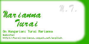 marianna turai business card
